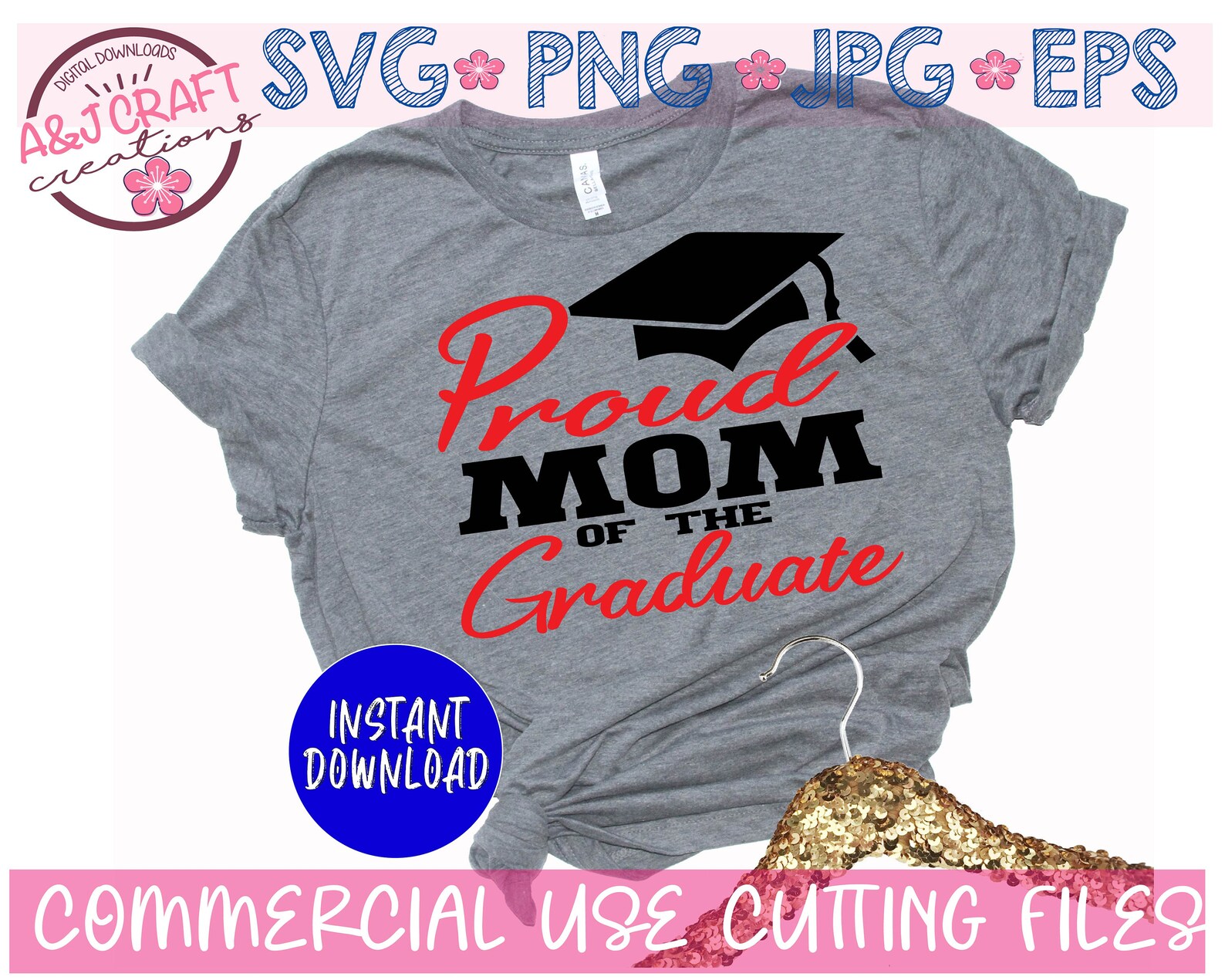 Download Proud Mom of the Graduate SVG Proud Mom of Graduate family ...