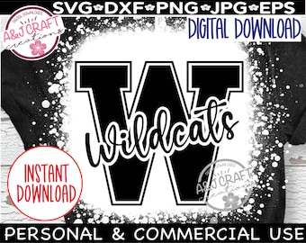 Wildcats SVG, Wildcats Football svg, Wildcats Cheer svg, Wildcats Shirt svg, Football Mom svg, Wildcats Cheer Mom, Go Wildcats svg