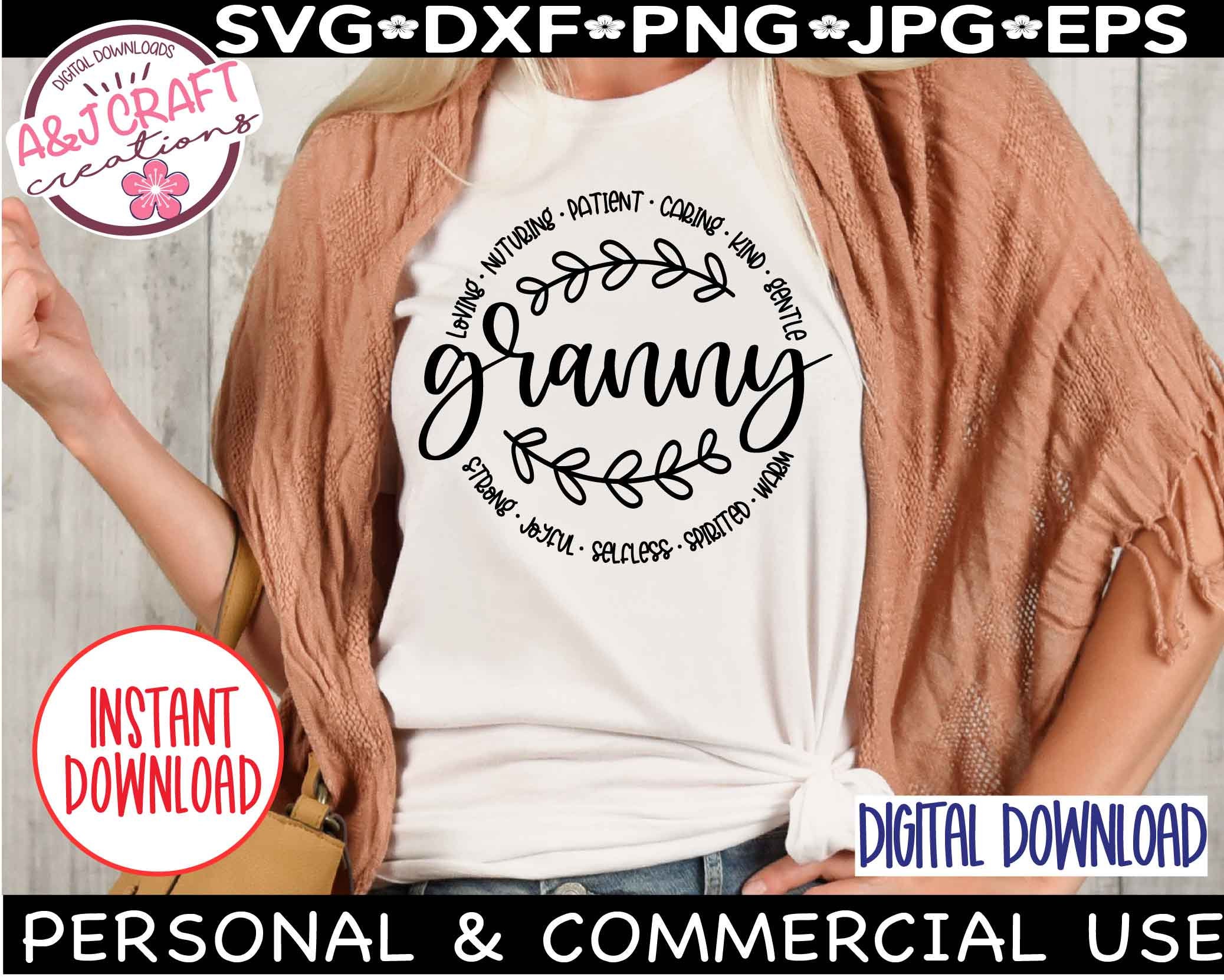 Granny Svg, Grandma Svg, Best Grandma Svg, Grandma Mothers Day Svg ...