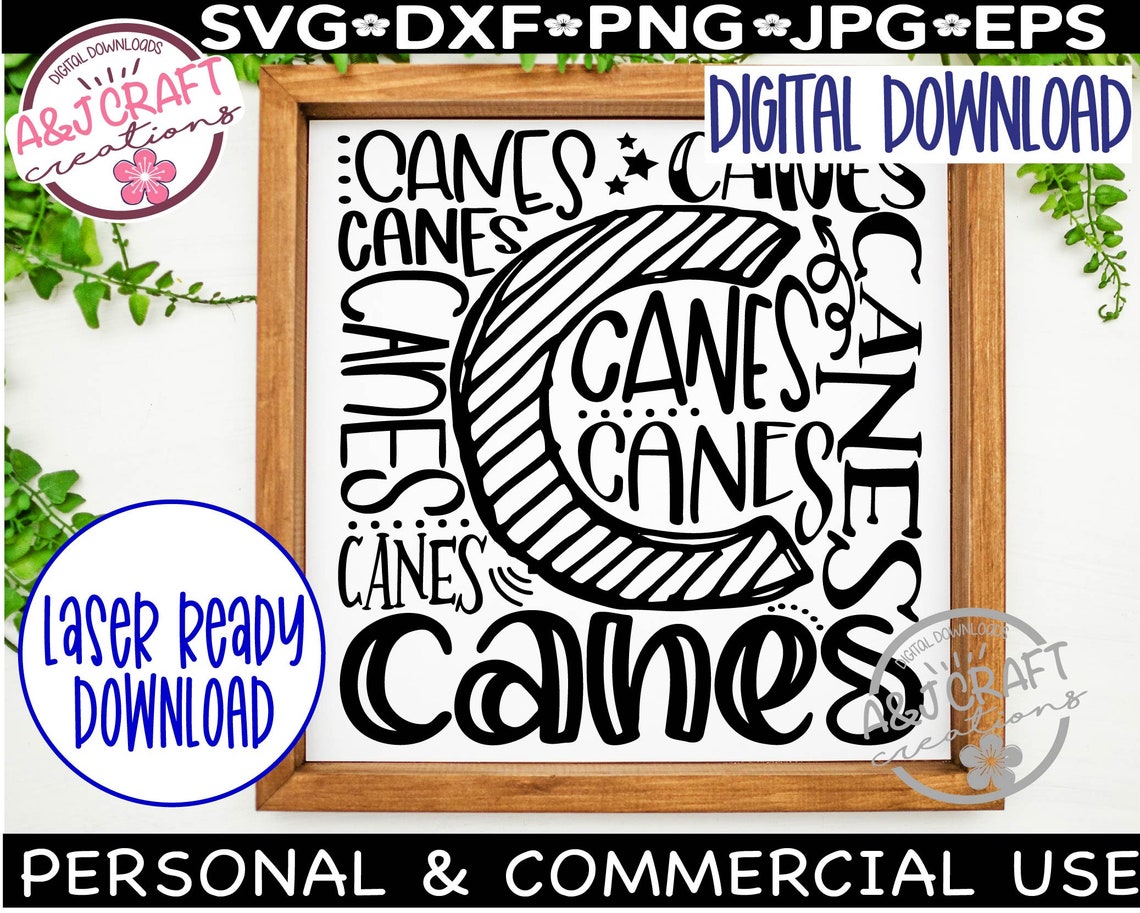 Canes SVG Canes Typography Svg Canes Baseball Canes Team Etsy
