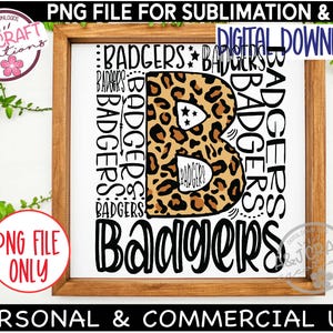 BADGERS PNG, Badgers Typography Png, Badgers Baseball Png, Badgers ...