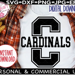 Cardinals SVG, Cardinals Baseball svg, Cardinals Cheer svg, Cardinals School Spirit Shirt svg, Cardinals Team Mascot svg, Go Cardinals