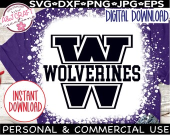 Wolverines SVG, Wolverines Football svg, Wolverine Mascot svg, Wolverines Cheer svg, Wolverines Shirt svg,  Wolverines Spirit, Go Wolverines