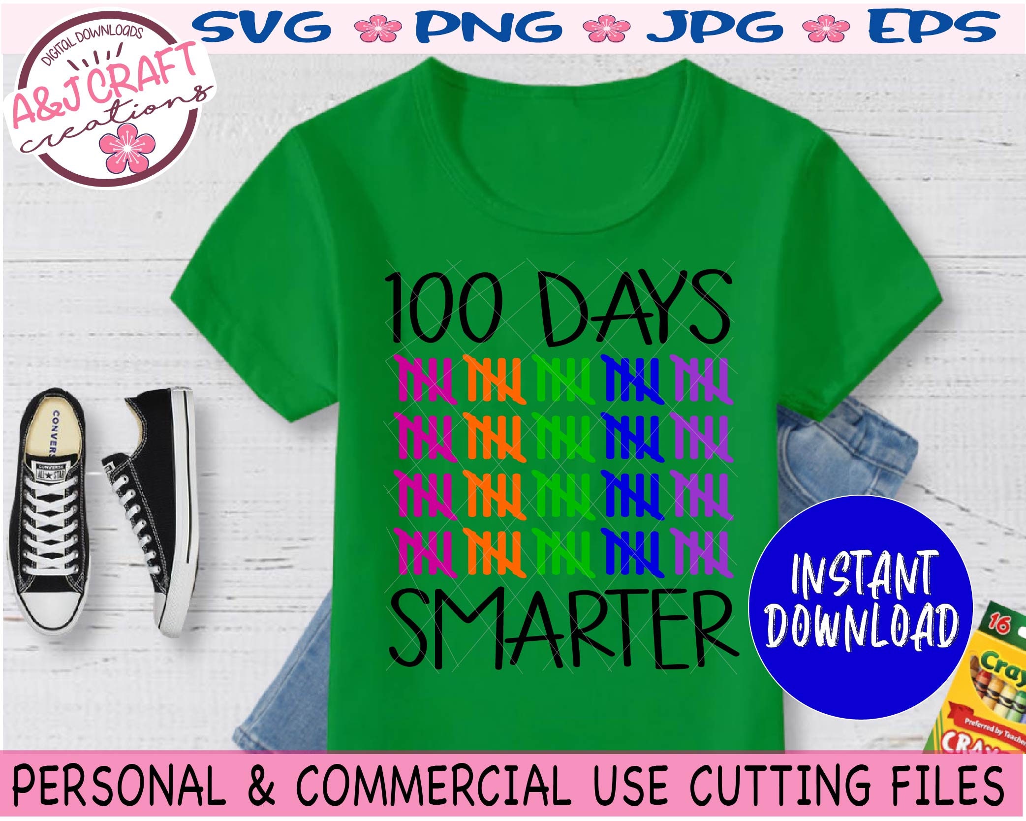 100 Days Smarter Svg 100 Days School svg 100th Day of School | Etsy