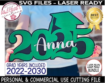 Graduation Photo Prop svg, Graduation Laser Cut File, 2025 Graduation svg, Graduation Laser svg, Class of 2025 svg, Graduation Laser Files