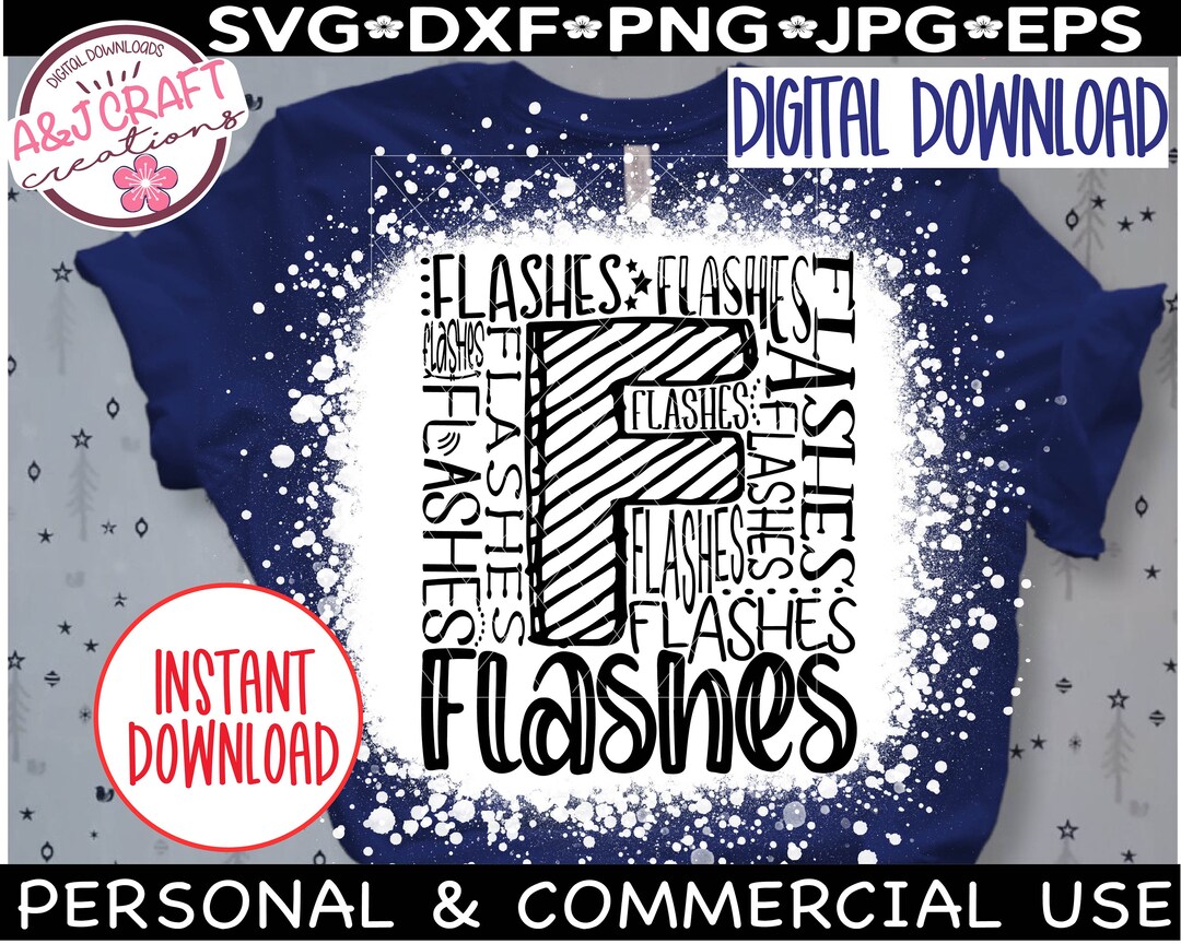 Flashes SVG, Flashes Typography, Flashes Football Svg, Flashes School ...