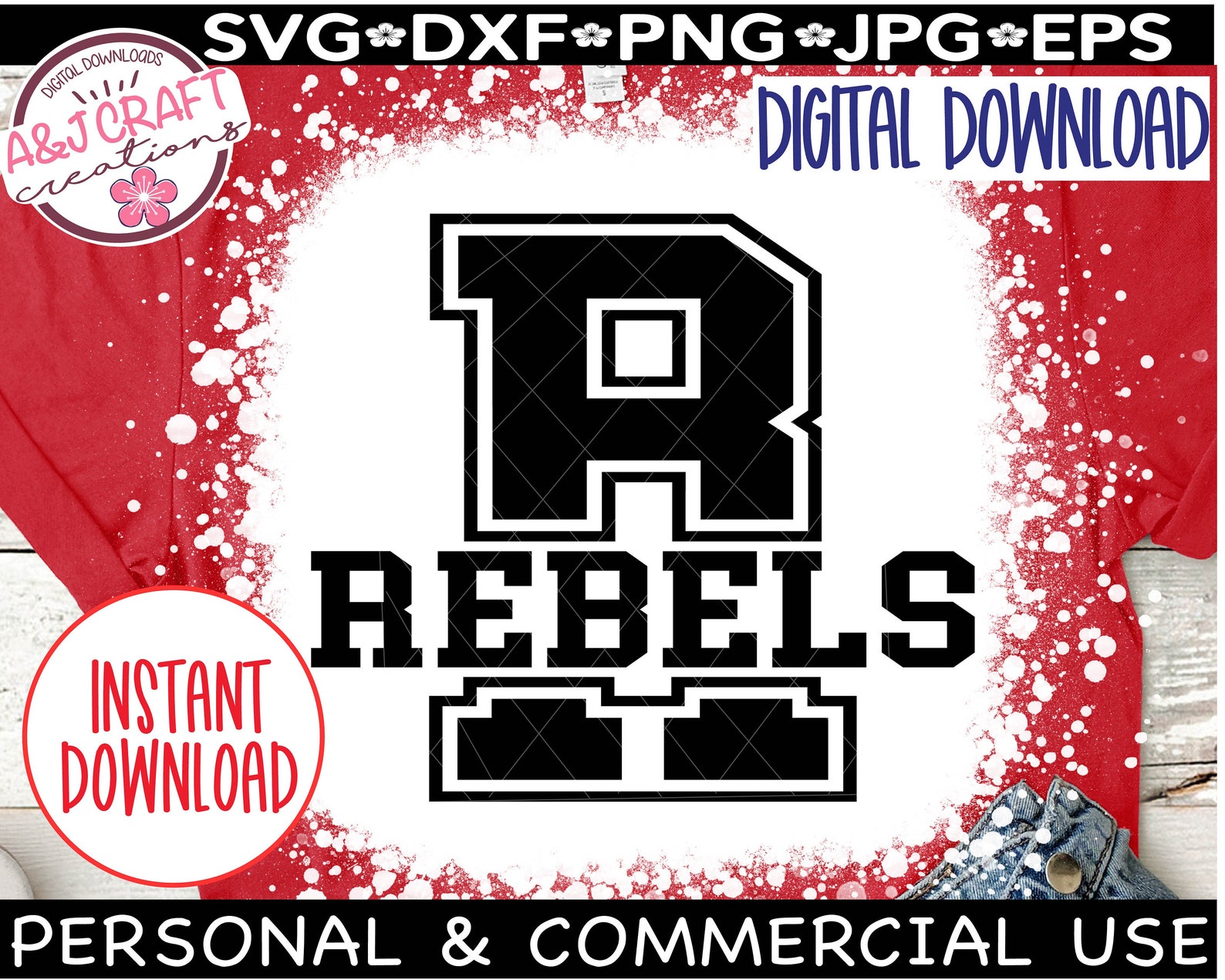 REBELS SVG, Rebels Football Svg, Rebels Cheer Svg, Rebels Shirt Svg ...