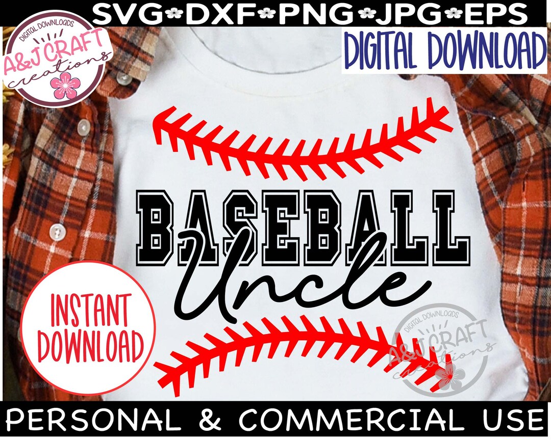 Uncle Baseball Baseball Uncle SVG, Baseball Uncle Design, Baseball Uncle Fan, Baseball ...