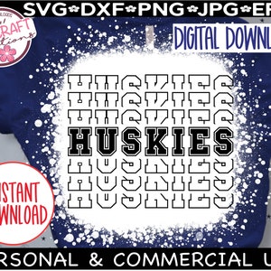 HUSKIES SVG, Huskies Spirit Shirt svg, Huskies Cheer svg, Huskies Cheer Mom, Huskies Softball svg, Huskies Baseball svg, Go Huskies