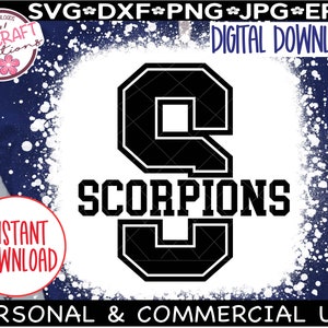 Scorpions SVG, Scorpions Football svg, Scorpions Cheer svg, Scorpions Shirt svg, Scorpions Baseball svg, Scorpions spirit svg, Go scorpions