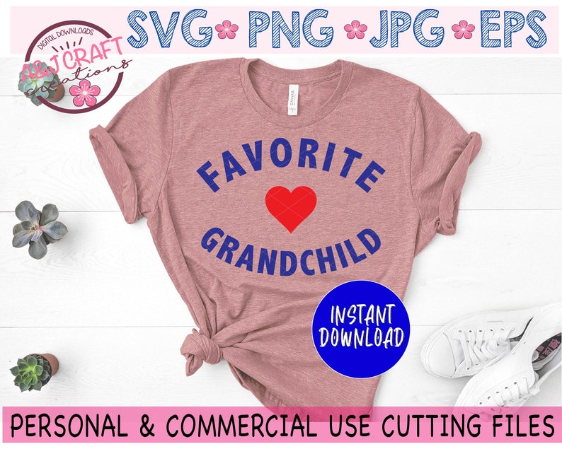 Favorite Grandchild SVG Grandchildren svg Funny Grandchild Shirt svg Family Reunion Shirt svg Favorite Grandchild