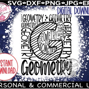Geometry svg, Geometry Typography svg, Geometry Teacher Svg, Geometry Sublimation, Math Squad, Teacher Appreciation, Geometry Subject