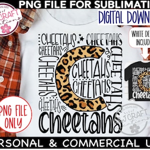 Cheetahs PNG, Cheetahs Sublimation, Cheetahs Football png, Cheetahs Cheer png, Cheetahs Mascot png, Cheetahs Leopard png, Go Cheetahs