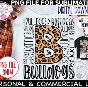 BULLDOGGEN PNG, Bulldoggen Sublimation, Bulldoggen Fußball png, Bulldoggen Jubeln PNG, Schulgeist, Schulmaskottchen, Bulldoggen Design für DTF