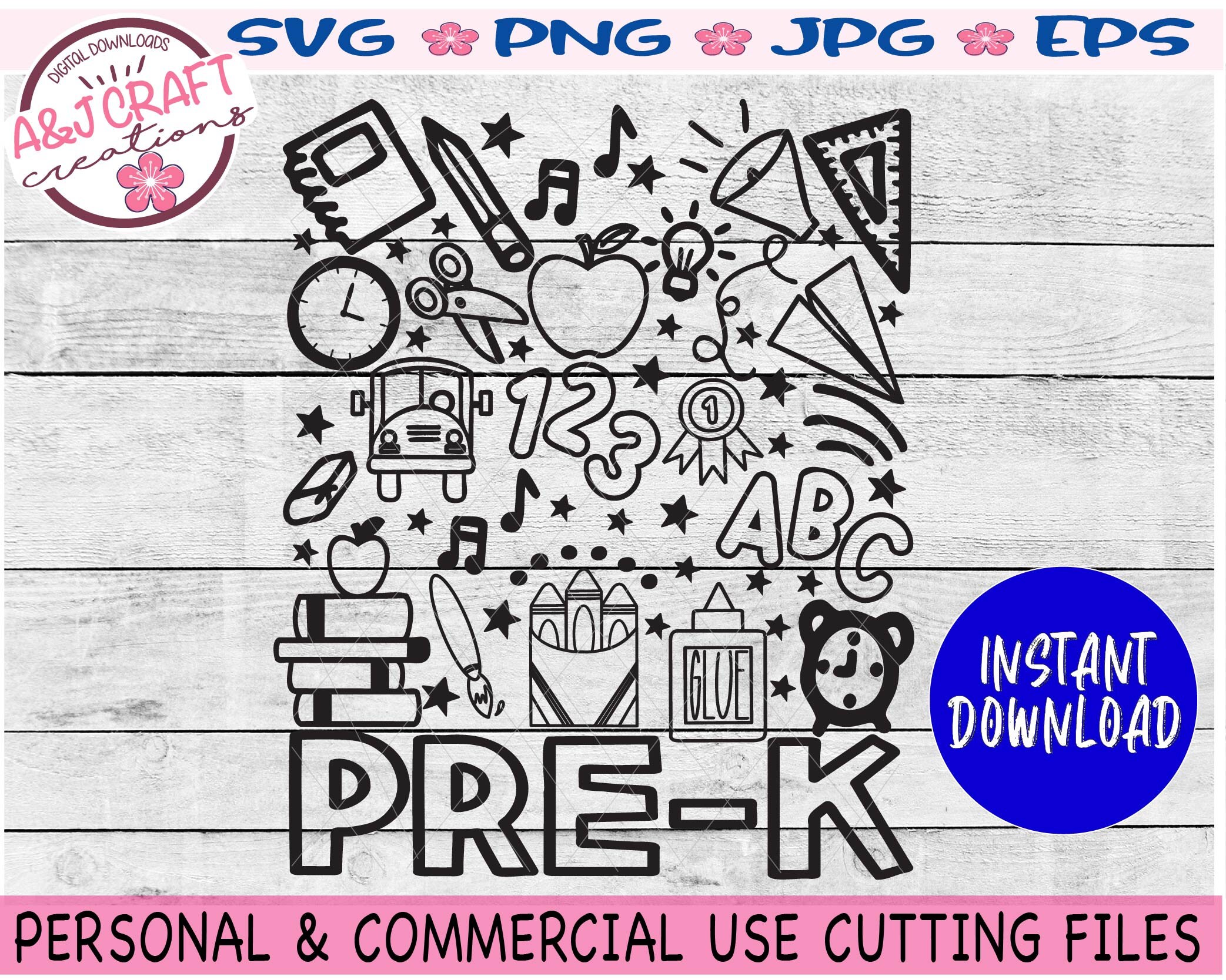 PreK Teacher svg Prek svg Pre-k Teacher svg Pre-k svg | Etsy