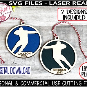 Shot Put Ornament SVG, Sport Ornamenten svg, Laser Ready File, Shot Put Coach svg, Laser Ornament svg, Sport Laser gesneden bestand, Shot Put svg