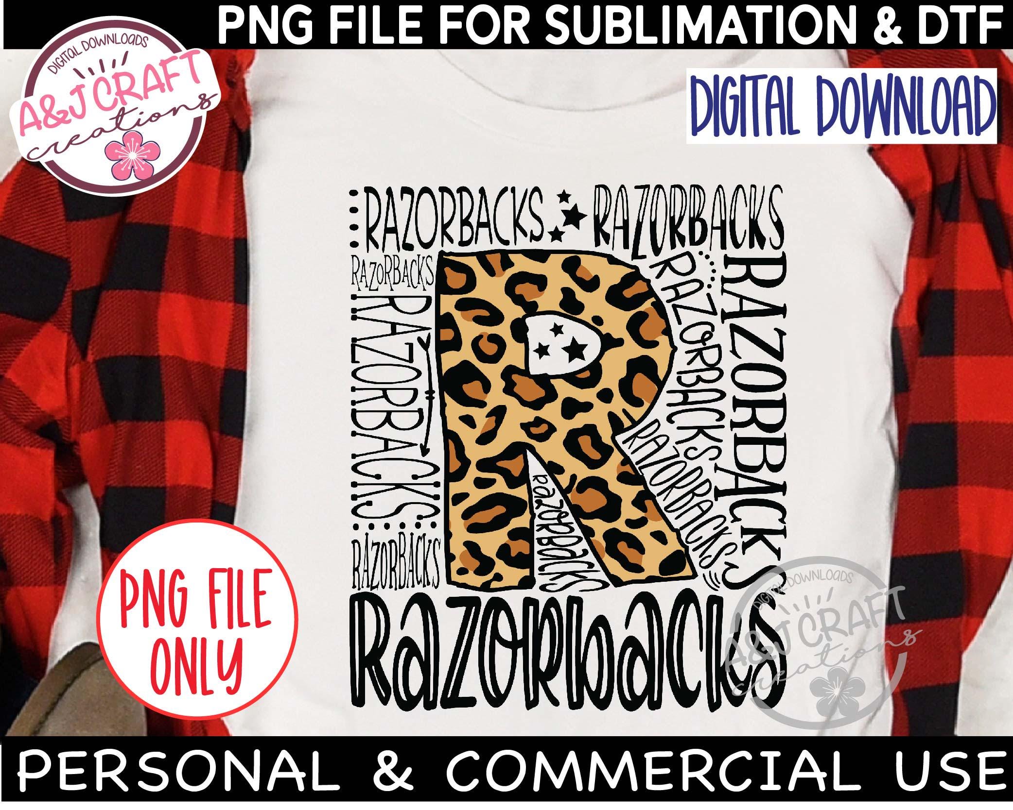 Cute Razorback Designs RAZORBACKS Png, Razorback Typography Png, Razorback Sublimation ...