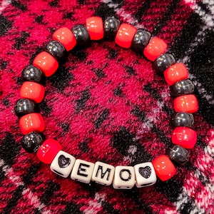 Emo Kandi Pony Bead Bracelet