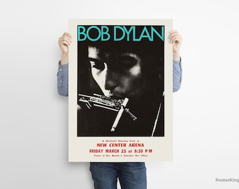 Bob Dylan New Center Arena Seattle 1966 Concert Original