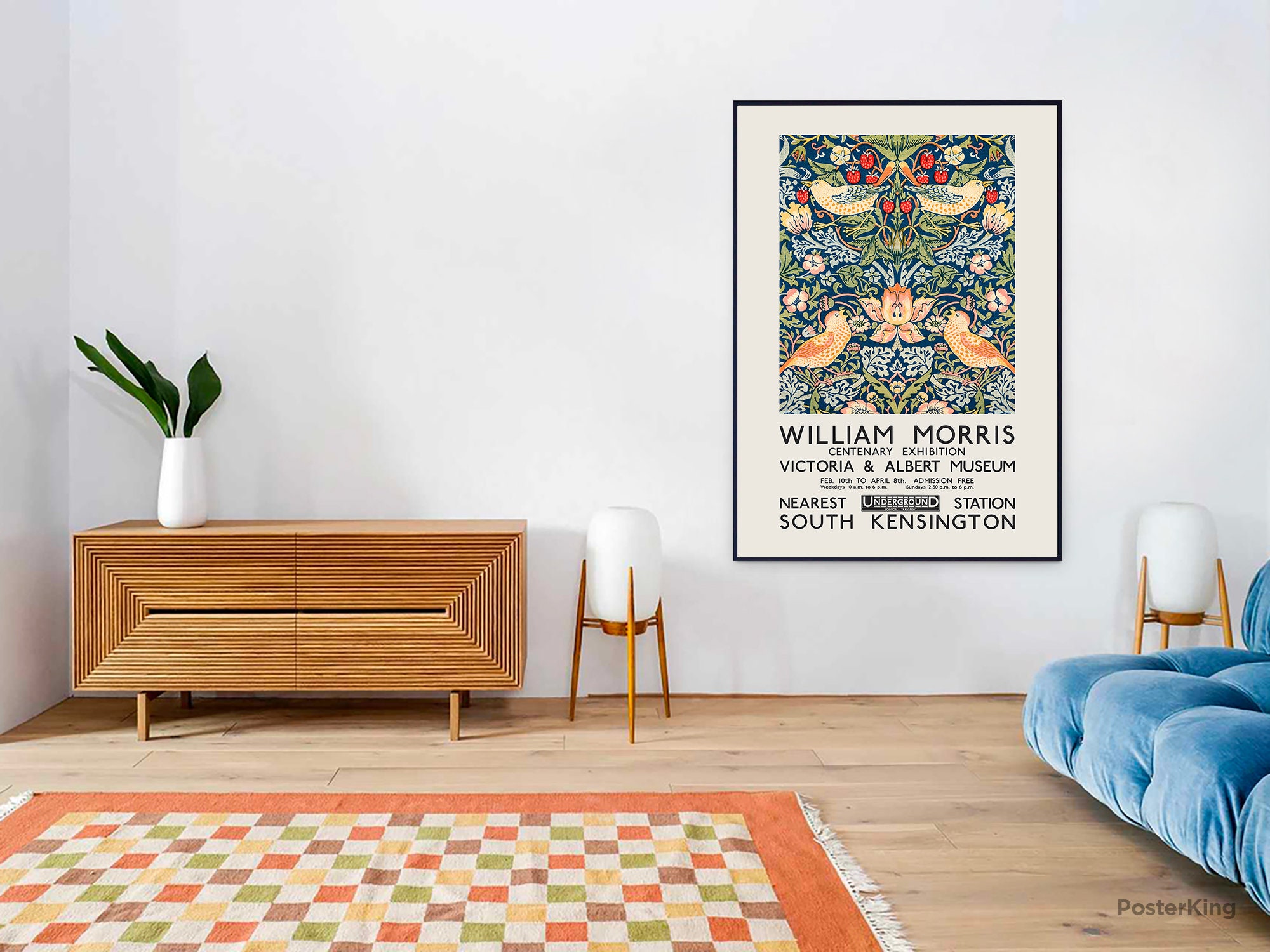 William Morris Set Exhibition Original Vintage Posters - Etsy