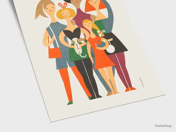 アレクサンダー・ジラード 1968 アートポスター シルクスクリーン