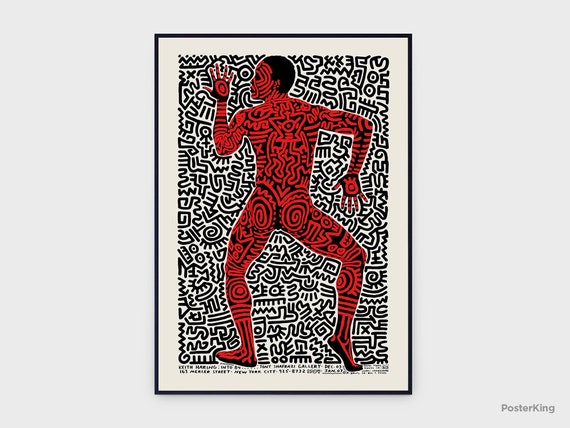 Keith Haring Tony Shafrazi Gallery New York 1984 Exhibition.