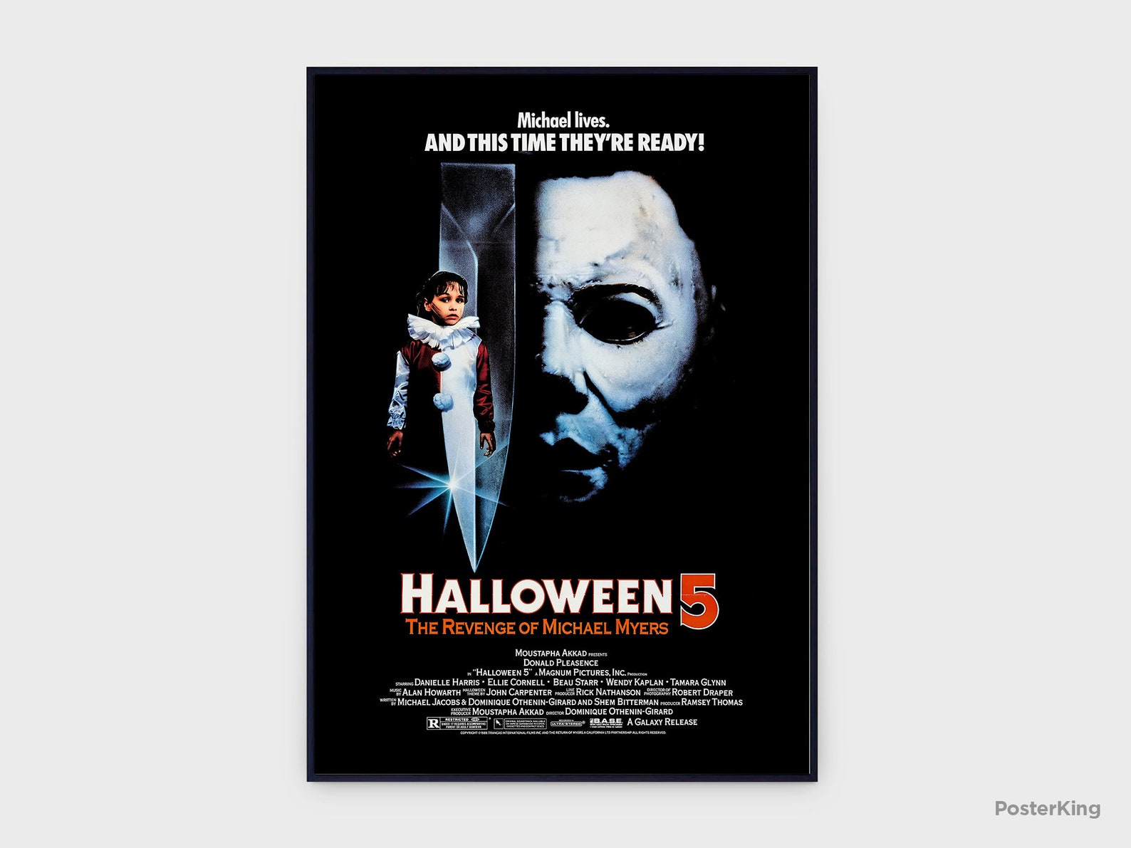 Halloween 5 1989 Movie Original Vintage Poster INSTANT - Etsy.de
