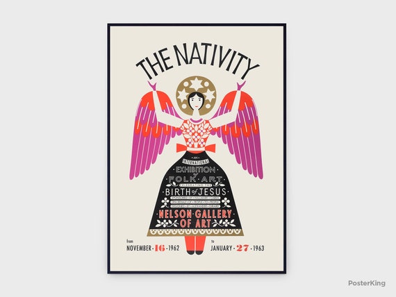 Alexander Girard ポスター Alexander Girard 'the Nativity' Nelson Gallery of Art Kansas City