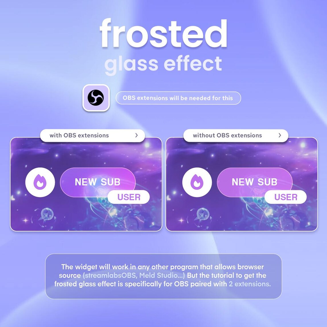 Glass Alert Box Widget | Twitch, Youtube & Ko-fi | (43) Icons ...