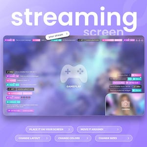 Multistream Chat Widget | Twitch Youtube Kick Tiktok | Chat with Alerts | Vertical & Horizontal | Customizable StreamElements OBS image 2