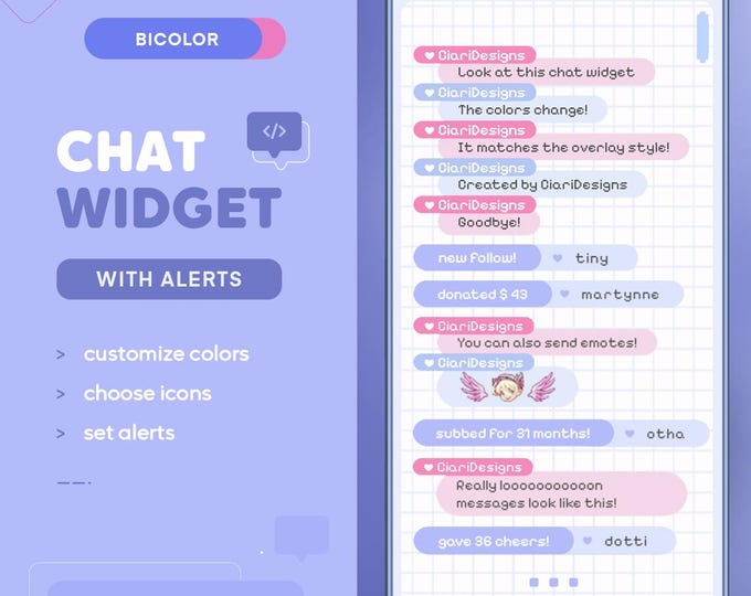 Pictochat Text Template Etsy