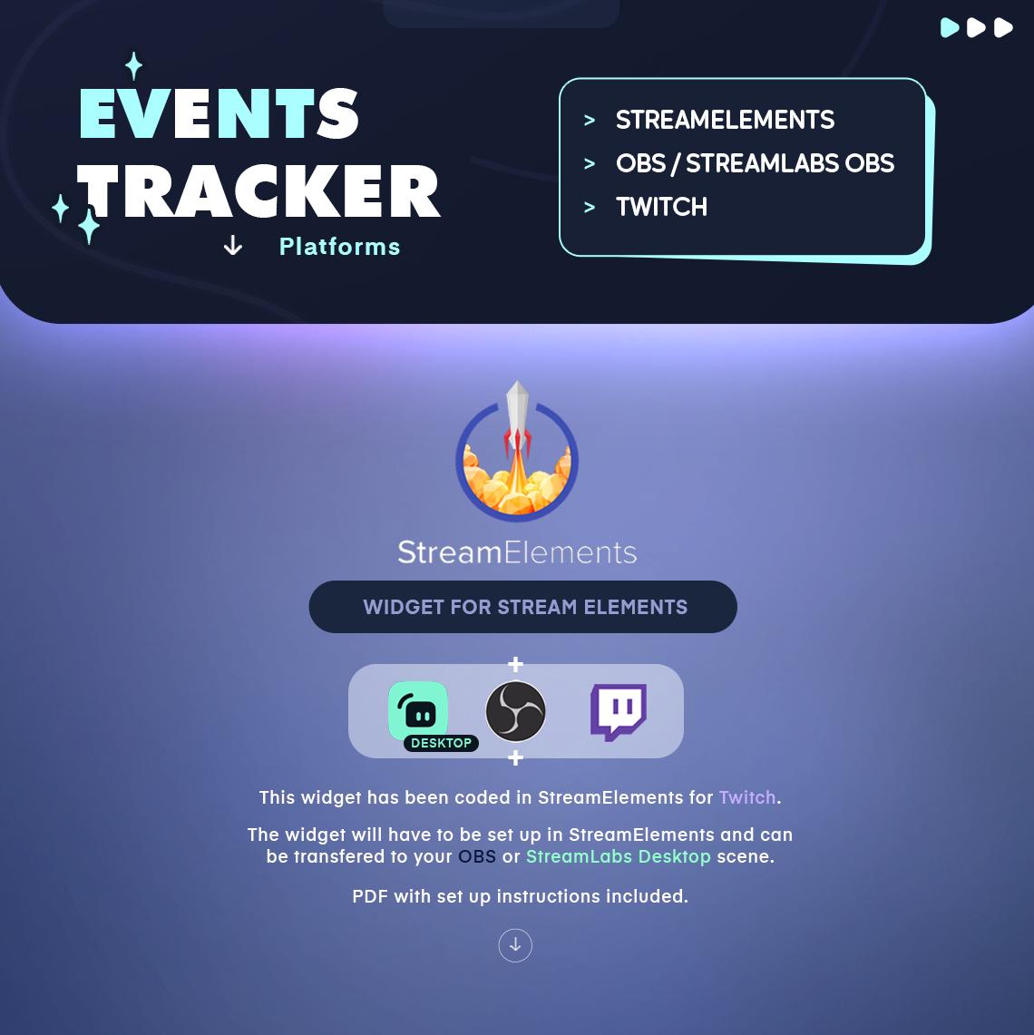 Combined Goal Widget | Events Tracker | Round Goal Bars for Twitch ...