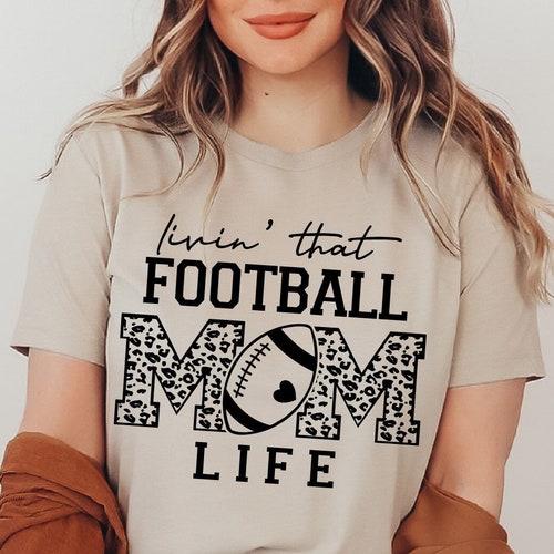 Livin That Football Mom Life Svg Football Mom Svg Football | Etsy