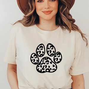 Paw Print Svg, Leopard Paw Print Svg, Cheetah Print Svg hond moeder Svg-bestand knippen voor Cricut silhouet Dxf-snijden bestand Instanat Download Vector