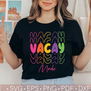 Mode vacances en SVG, vacances d'été, voyage en famille SVG, plage, SVG d'été pour Cricut, fichier SVG de chemise de voyage, téléchargement de fichier Png