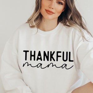 Thankful Mama Svg Thanksgiving SVG PNG Fall Autumn Svg T - Etsy
