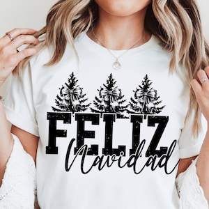 Feliz Navidad Svg Png, Merry Christmas Svg, Spanish Christmas Shirt Svg, Mexican Christmas Svg Cut, Cricut Sublimation Silhouette Designs
