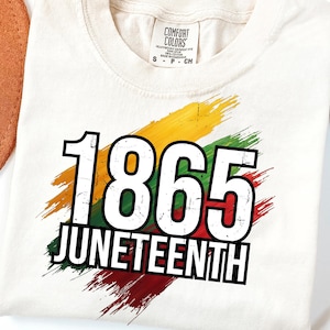 Juneteenth 1865 PNG: Black History Sublimation Design (Digital Download)