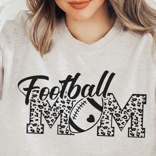 Football Mom Svg Football Mom Leopard Cheetah Svg Files - Etsy