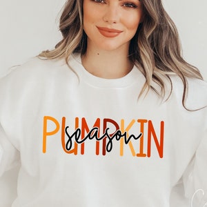 Pumpkin Season SVG: Thanksgiving Fall Design (Digital File)
