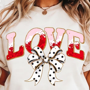 Amor Png, Dia dos Namorados Png Sublimação Impressão para T-shirt, Desenhos de Canecas, Clipart de Laço de Coquete de Dia dos Namorados, Download Digital de Arte de Amor