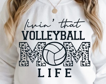 Livin que voleibol mamá vida svg, voleibol mamá svg, voleibol mamá svg, camisa de voleibol svg, mujeres cortar archivo para Cricut Descargar Vector