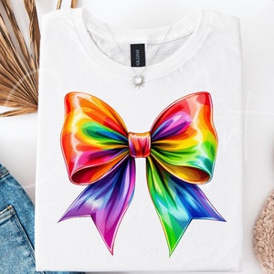LGBTQ プライド ボウ デザイン レインボー ボウ PNG、クラフト用マルチカラー ボウ昇華デザイン、プライド マンス ボウ PNG、プライド リボン デザイン PNG ダウンロード