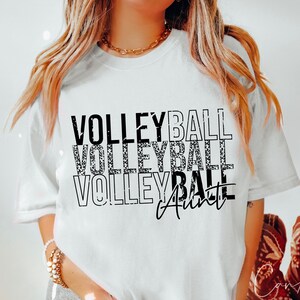 Beachvolleyball Tante Svpng Leopardenmuster, beunruhigt - Grunge Beachvolleyball Tante Shirt Design Cut File für Cricut Sublimationsdruck oder Silhouette