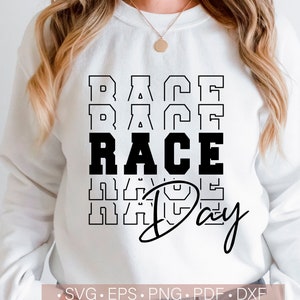 Race Day Svg, Race Day Shirt Svg, Race Day Vibes Svg,Race Season Svg Files for Cricut - Cut Silhouette File Svg,Png,Eps,dxf,Download