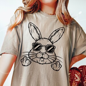 Funny Easter Bunny SVG: Adult Shirt Design, Cricut Cut File (Digital Download)