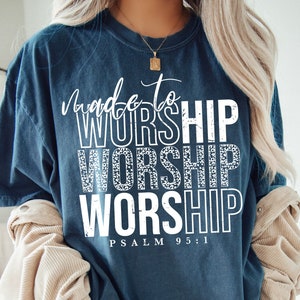 Bijbelvers Svg, christelijke Svg Png citaten en gezegden, gemaakt om Svg te aanbidden, psalm Svg religieuze Svg Cut-bestand voor Cricut of sublimatie Print