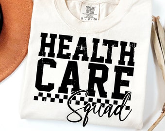 Healthcare Squad Svg Png, Nursing Life Svg, Retro Nurse Svg Cut File, Cricut T-Shirt Designs, Medical Team Svg Digital File Instant Download