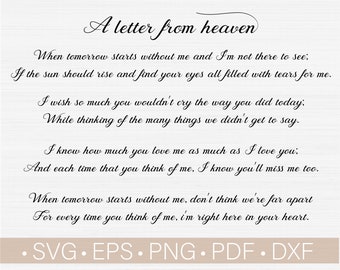 Download Letter From Heaven Etsy