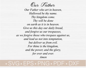 Free Free Our Father Svg 442 SVG PNG EPS DXF File